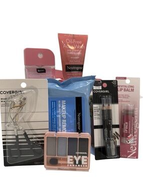 "Self Care Gift Box CoverGirl Makeup +Neutrogena Skincare Bundle NEW"